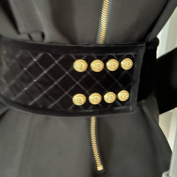 Balmain Velvet Leather Waist Belt – 100% Authentic - Picture 13 of 13